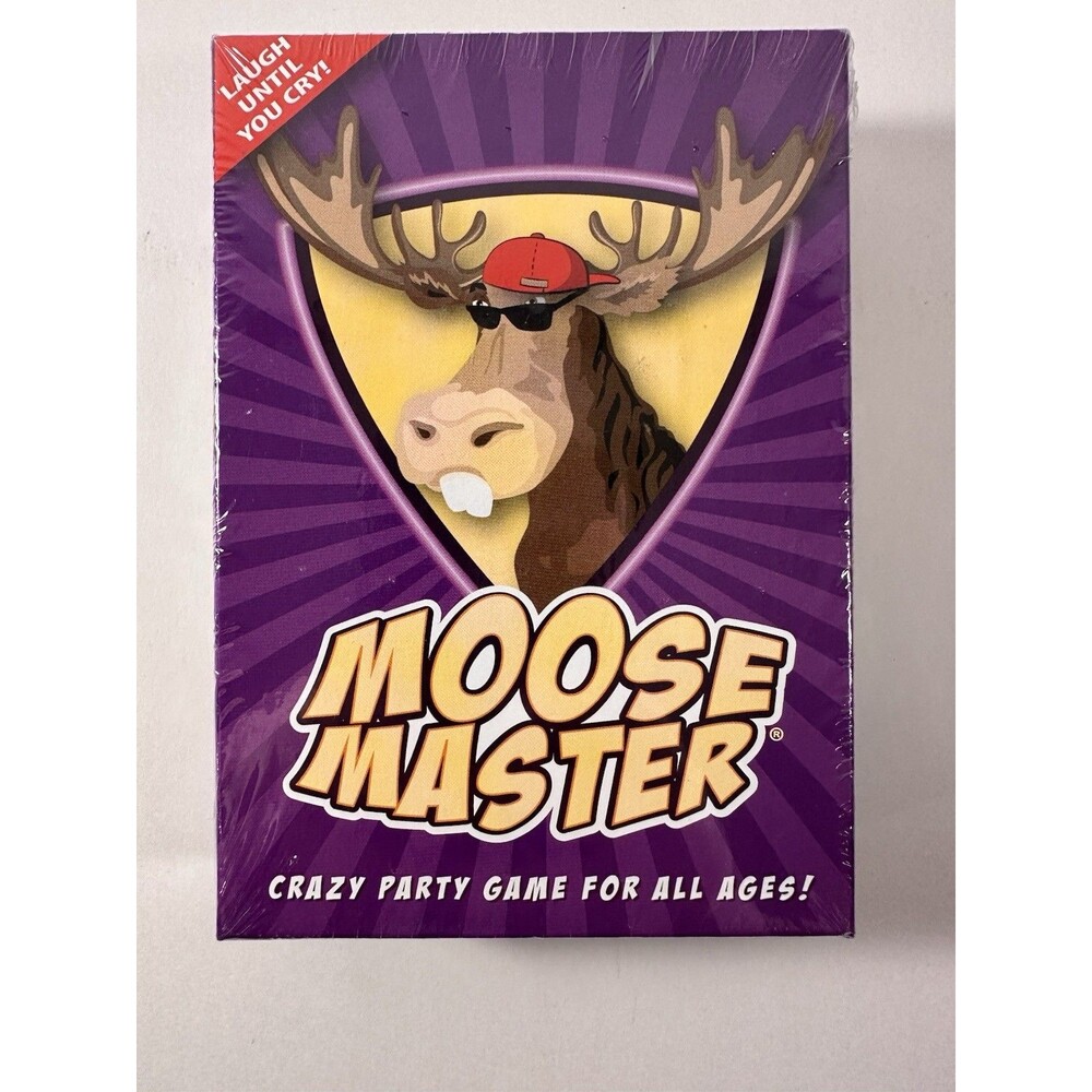 Moose Master Card Game Crazy Party Game for All Ages Boomer Games NEW Sealed